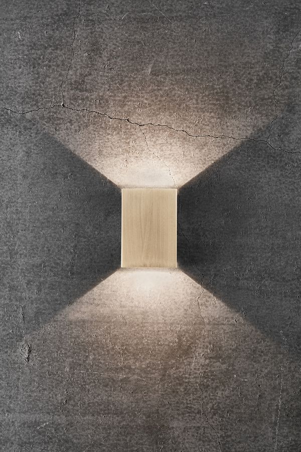 Fold 10, Wandleuchte, Messing - LED Modul, 7,4W LED, IP54