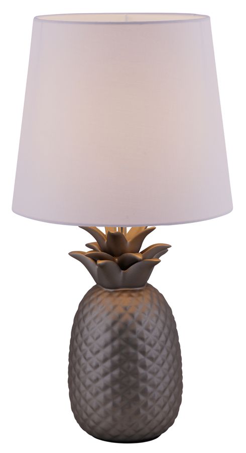 Keramik-Tischleuchte h: 45cm Ananas - E14, 40W, IP20