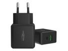 USB-Ladegerät Home Charger HC218PD schwarz / 3 A / 20 W / 2 Port - Home Charger HC218PD schwarz