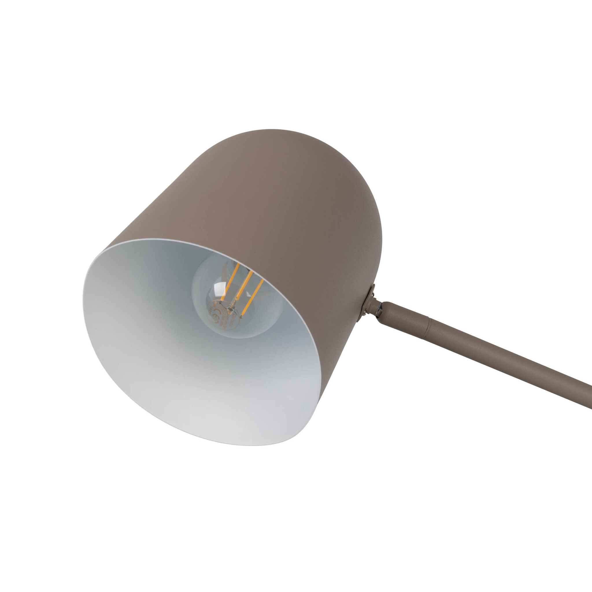Stehleuchte  METAVION  H: 140cm beige - IP20, E27, Beige