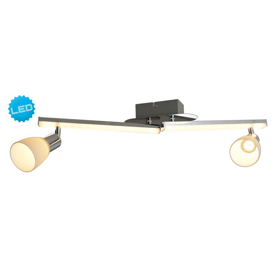 LED Wand- und Deckenleuchten Ibiza - LED fest verbaut, 3000K, warmweiss
