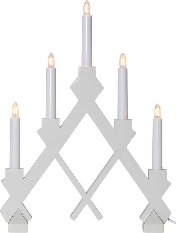 Kerzenständer  Rut - IP20, Warmweiss, 5 LED