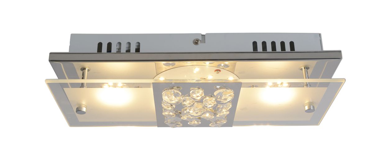 LED Deckenleuchte Chur l:30cm - LED fest verbaut, 3000K, warmweiss