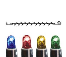 System LED Extra, Lichterkette 500cm - Schwarz, Multicolor