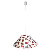 Kinderstoffpendelleuchte TEDDY - IP20, E27, weiss