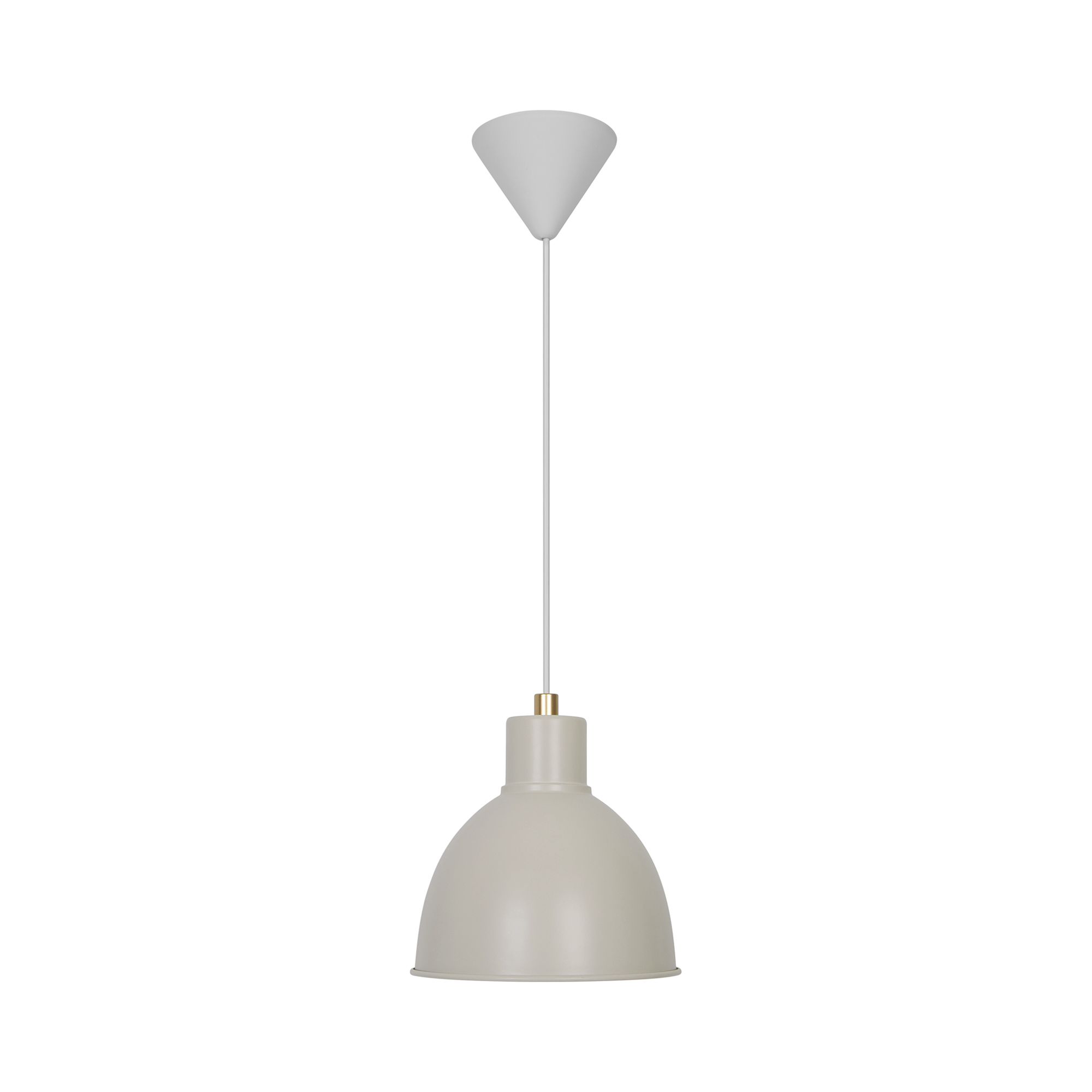 Pendelleuchte POP (Beige) - E27, max. 40W, IP20, beige, dimmen optional, exkl. Leuchtmittel, D=215mm, H=230mm, PL=2230mm