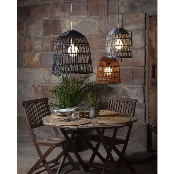 Lampenschirm KNUTE - Grau, 50 x 48 cm, exkl. Zuleitungskabel