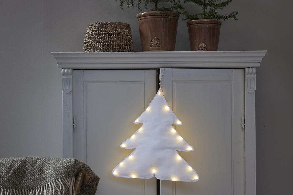 Hängende Decoration Milla - Indoor, Warmweiss, Weiss