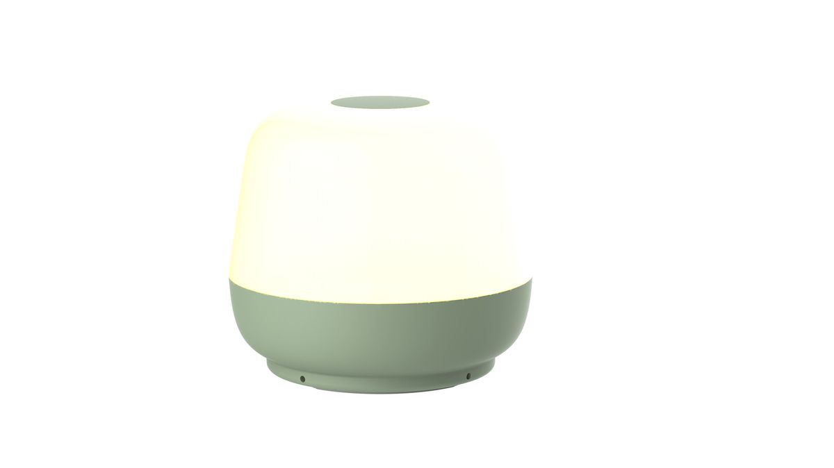 Akku-Tischleuchten 3er Set mit Ladestation MoveGlow grün - 2700K,160lm, IP20
