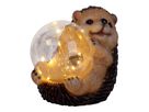 LED Solarleuchte IGEL H: 14,5 cm - IP44, 0.06W, Warmweiss