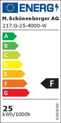 LED Anbauleuchte GAME 25 - 25W, 2400lm, 4000K, IP40, weiss, Phasenab. dimmbar