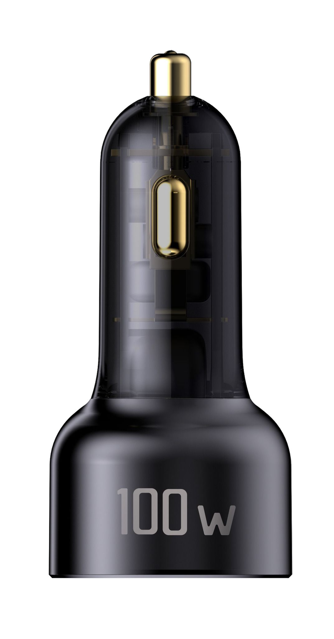 Car Charger 100W 3-Port - Out: C1: 100W PD, C2: 30W, A: 30W inkl. 1.0m 140W USB-C to C Kabel, schwarz