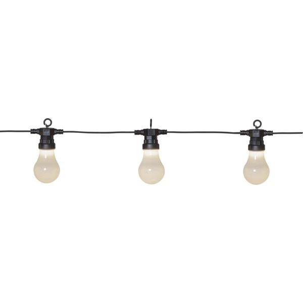 Lichterkette Circus - IP44, Warmweiss, 10 LED's, 405cm