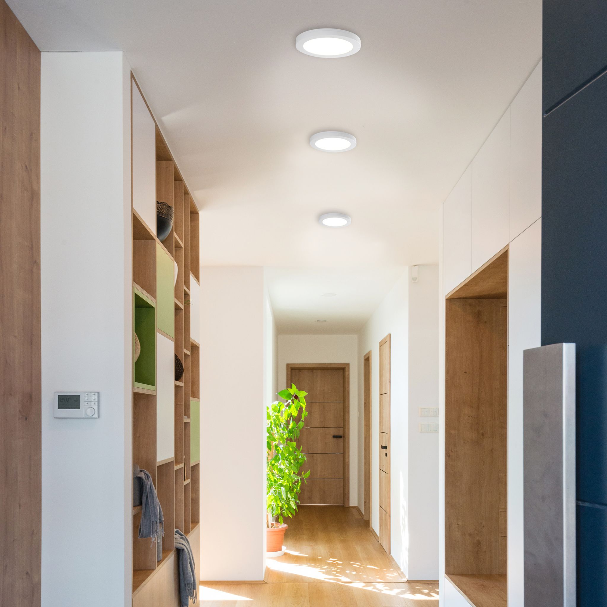 LED Deckenleuchte Bonus d: 17cm - LED fest verbaut, 2700-6500K, warm-kaltweiss
