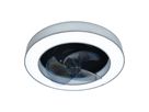 LED-CCT Deckenleuchte  VALENTO  inkl. Ventilator : 51cm grau - IP20, LED-Modul, Grau