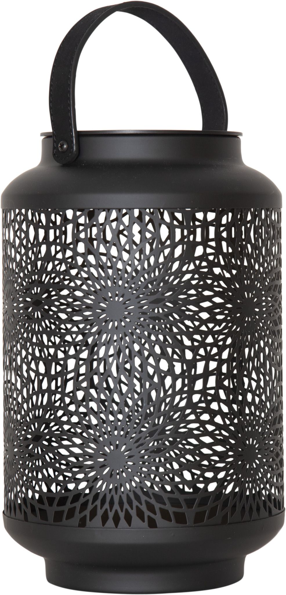 Solar Laterne Mandala - Warmweiss, IP44, Schwarz