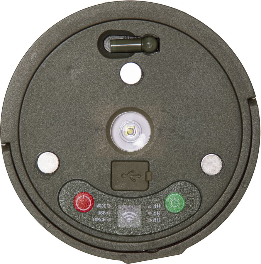 Akku Lichterkette Rondo - IP44, Warmweiss,Grün