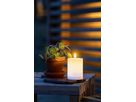 Solar Kerze Flamme Saul - Indoor, Outdoor, Warmweiss, Weiss