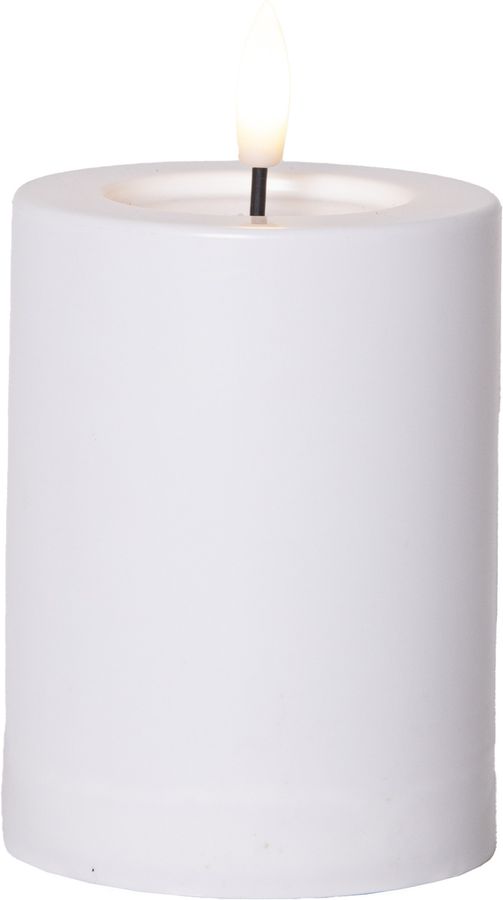 LED Memorial Kerze Flamme Deco - Indoor, Outdoor, Schwarz, 48.00 cm Höhe, Timerfunktion