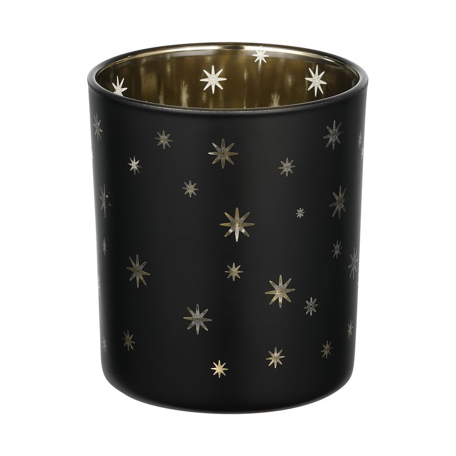 TEELICHTHALTER SW/GOLD Ø70 H-80 LUKUT - TEELICHTHALTER SW/GOLD Ø70 H-80 LUKUT