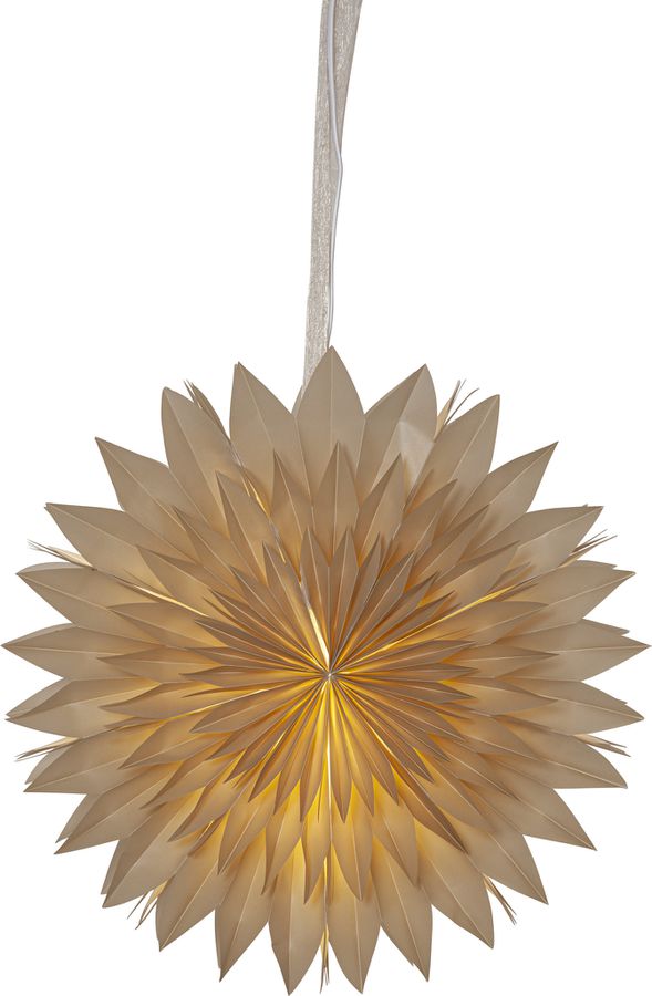 Papierstern Dis - IP20, Beige