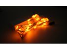 5m Seil geflochten mit integrieter LED Beleuchtung - 3xAA Batterie (exkl.), 50 LED`s, IP67, Farbe Orange, L= 500cm,  Zugkraft pro Meter 2.95KN/300KG