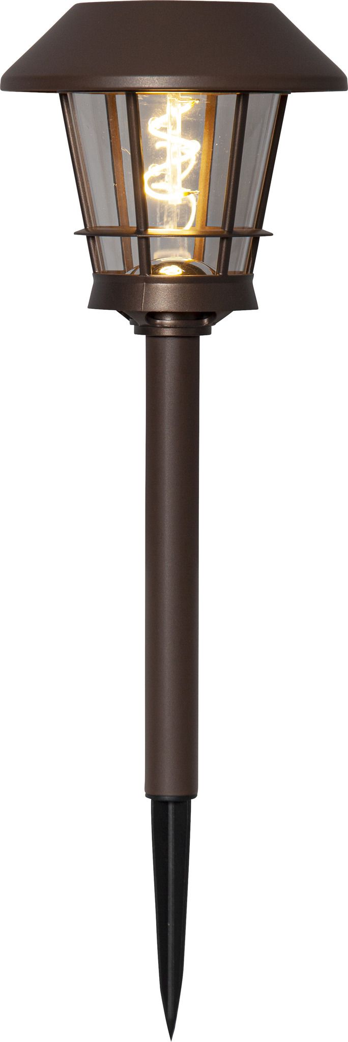 Solar Poller Fergus - IP44, Warmweiss, Dämmerungssensor