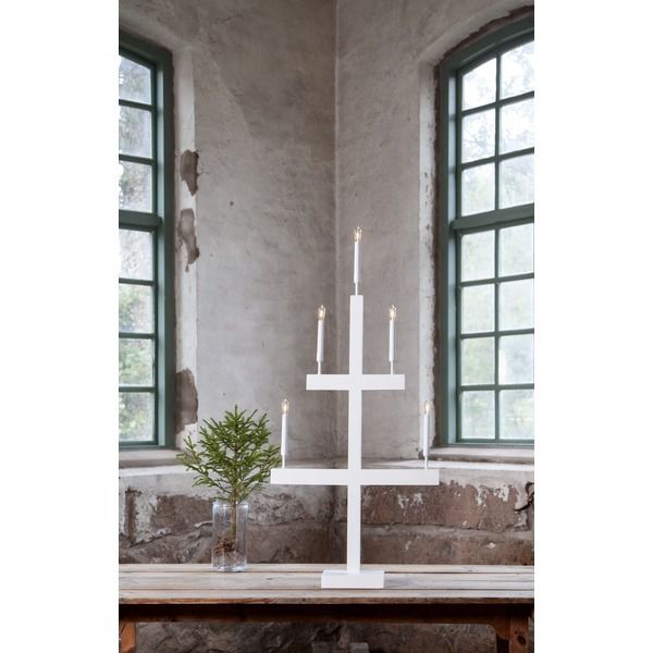 Kerzenständer Storm - IP20, Warmweiss, 5 LED's