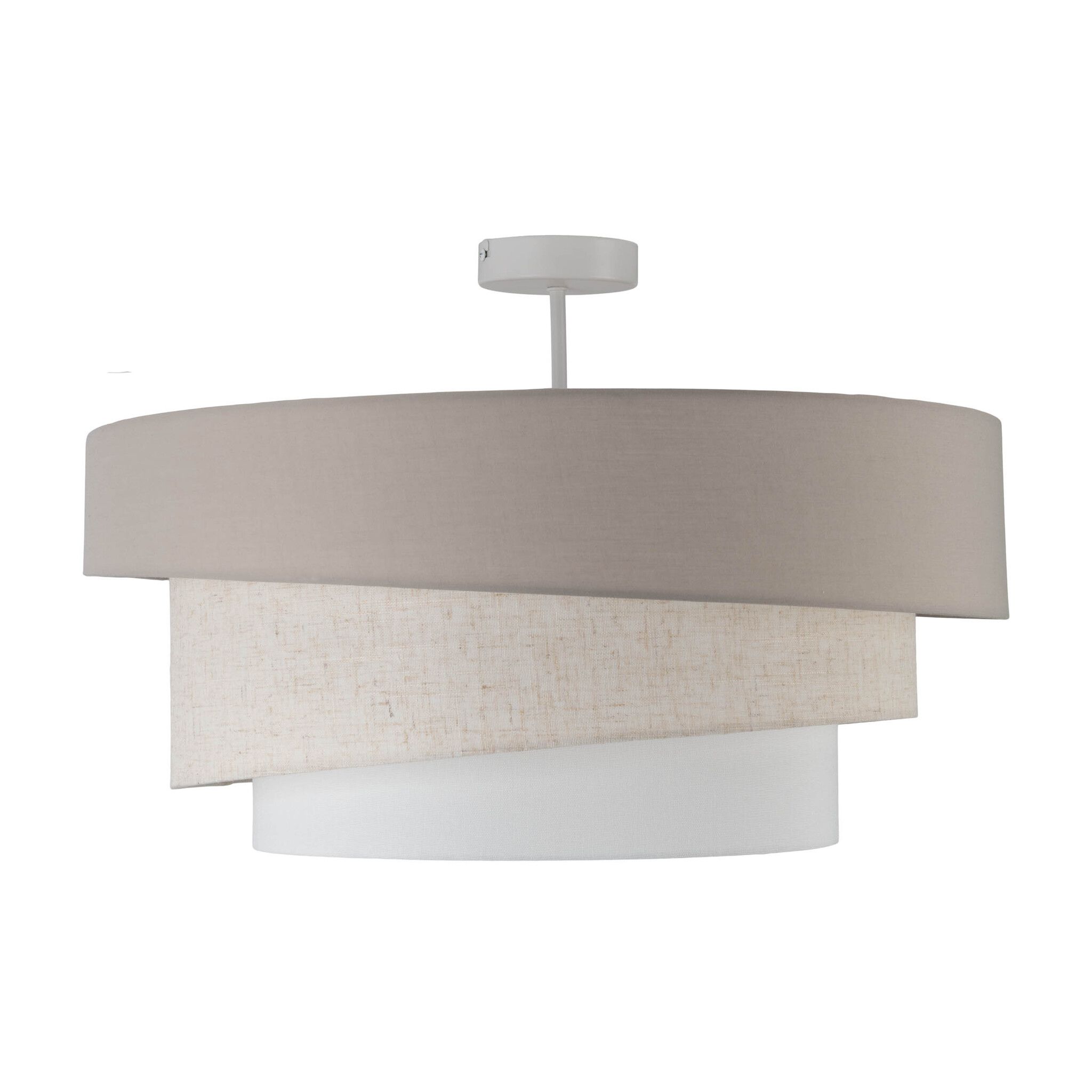 Deckenleuchte  FABRION  : 56cm beige - IP20, E27, Beige