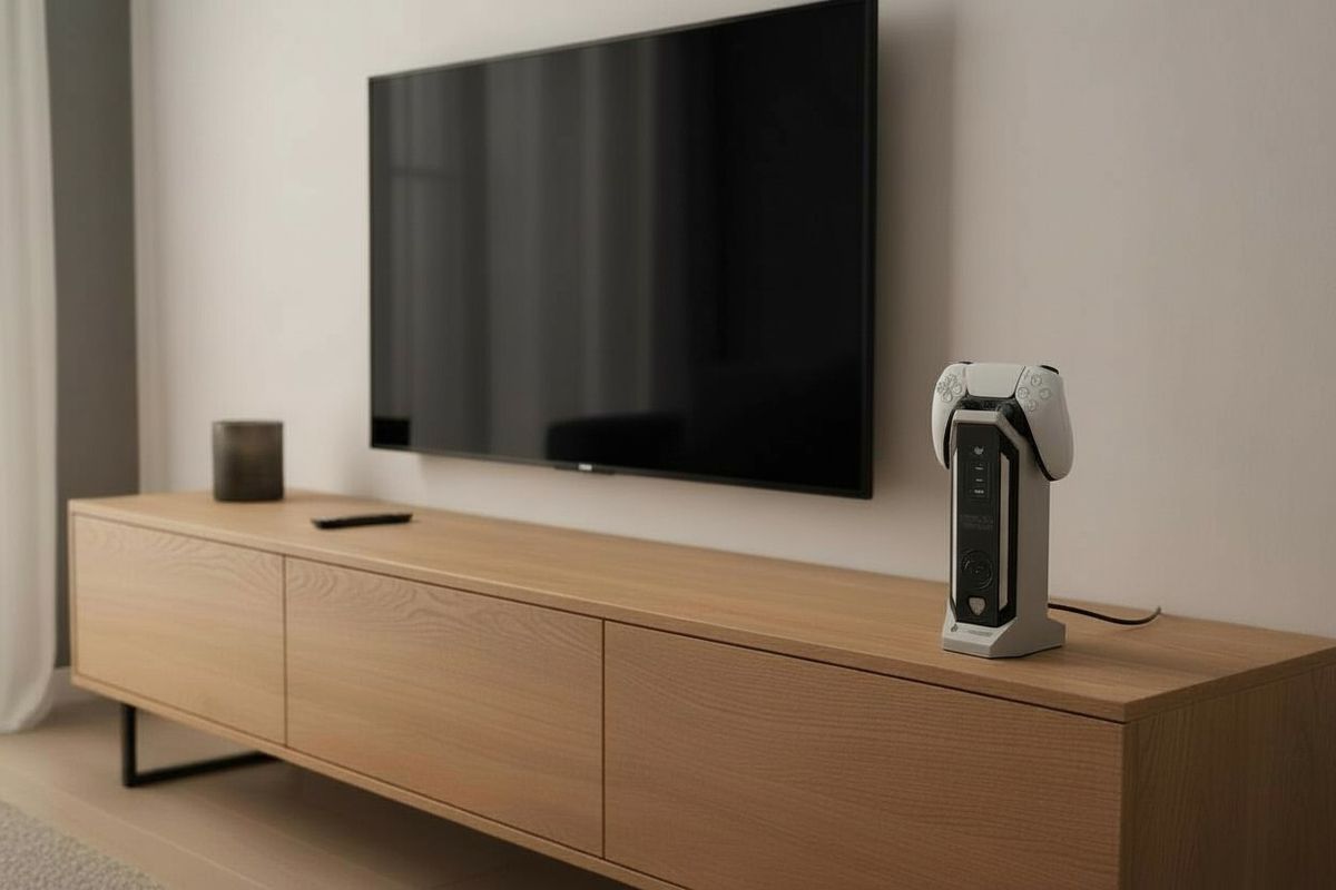 Power Tower - 4xT13 horizontal, 2.0m Kabellänge, 1xUSB-A, 2xUSB-C