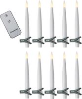 Bougie de tombe LED Serene - Indoor, Weiss, 15.5cm Höhe, keine Timerfunktion