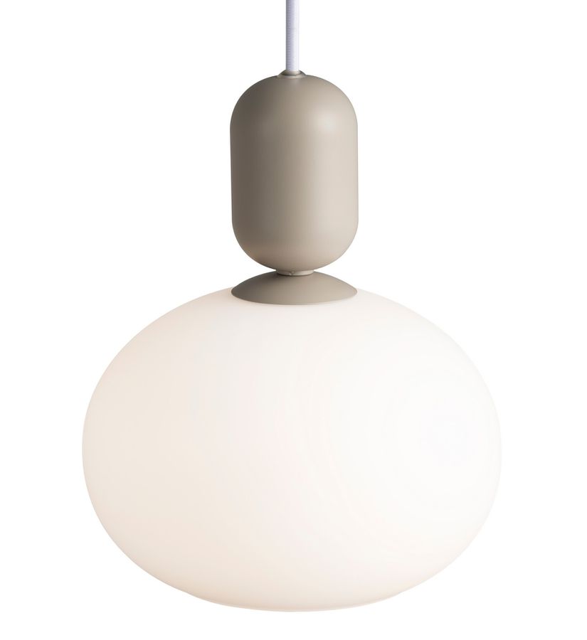 Notti, Pendelleuchte, Grau - E27, max. 40W, IP20