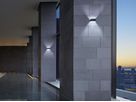 LED Wandanbauleuchte NOBIS - 13W, 696lm, 3000K, IP66, schwarz-matt, nicht dimmbar, L=114mm, B=120.2mm, H=110mm
