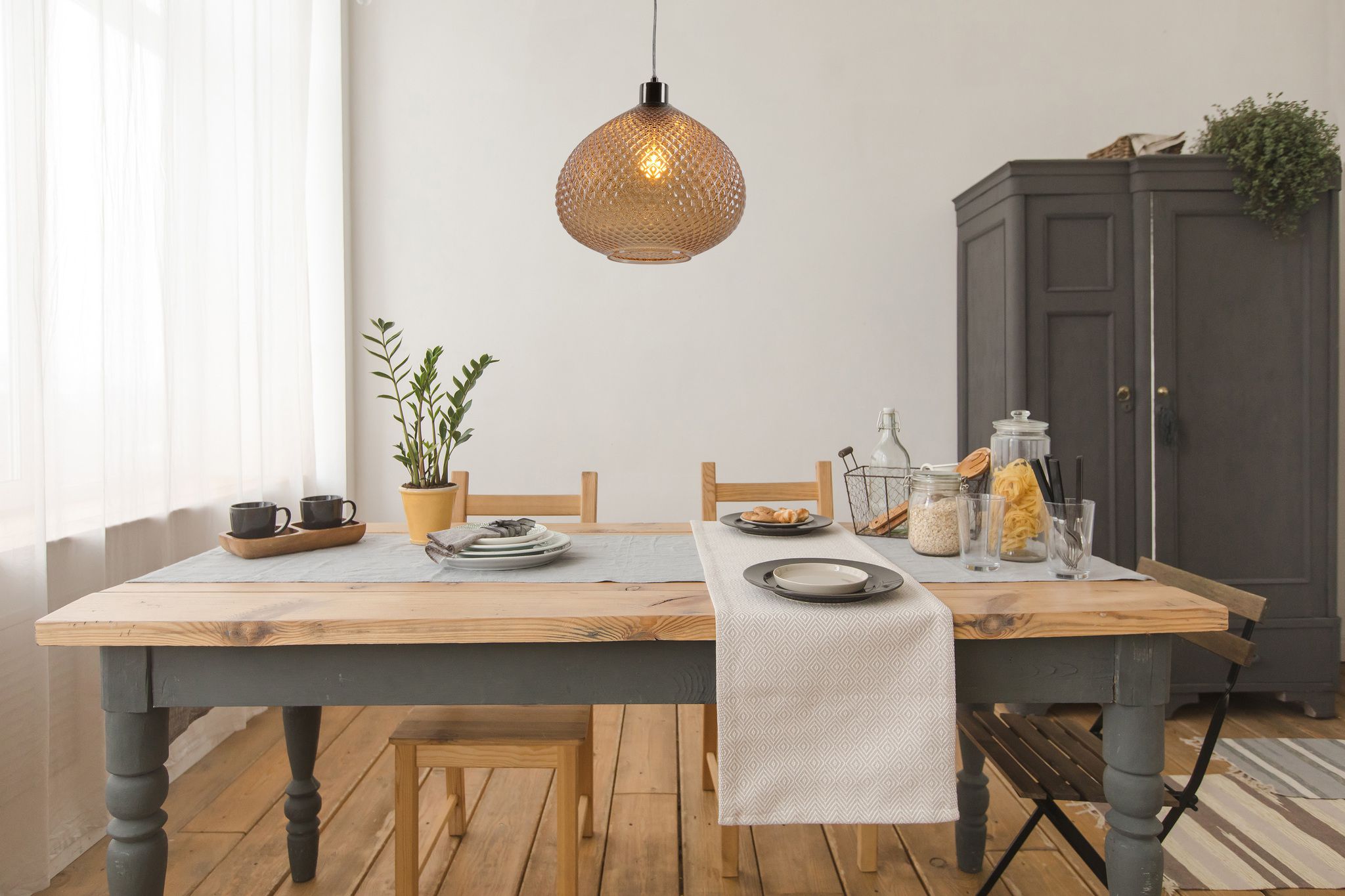 Glas-Pendelleuchte Surrat d: 29cm - E27, 40W, IP20