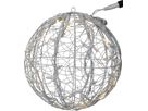 System LED Extra, Trassel-Kugel, 35x35cm - Weiss, Warmweiss