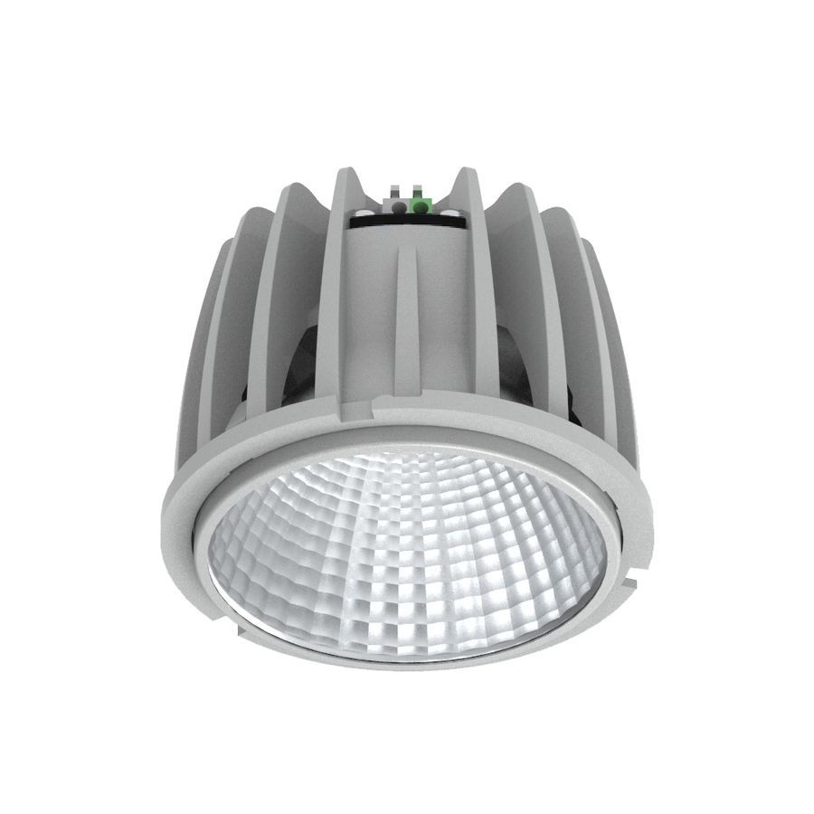Faretto da incasso a LED Camelion 4000K - 10-28W, 1165-3265lm, 4000K, IP20, CRI 80, 60°, silber, dimmbar, D=110mm, H=84mm
