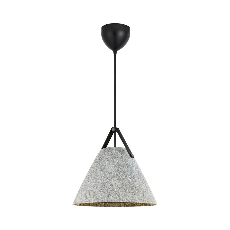 Pendelleuchte Strap 36 Light Grau - 40W, E27, IP20