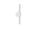 Helva Basic,  Doppel- Wandleuchte,Weiss - LED Modul, 9W, IP44