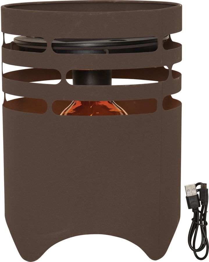 Solar Dekoration Marron - IP44, Warmweiss, 1 LED, USB-C