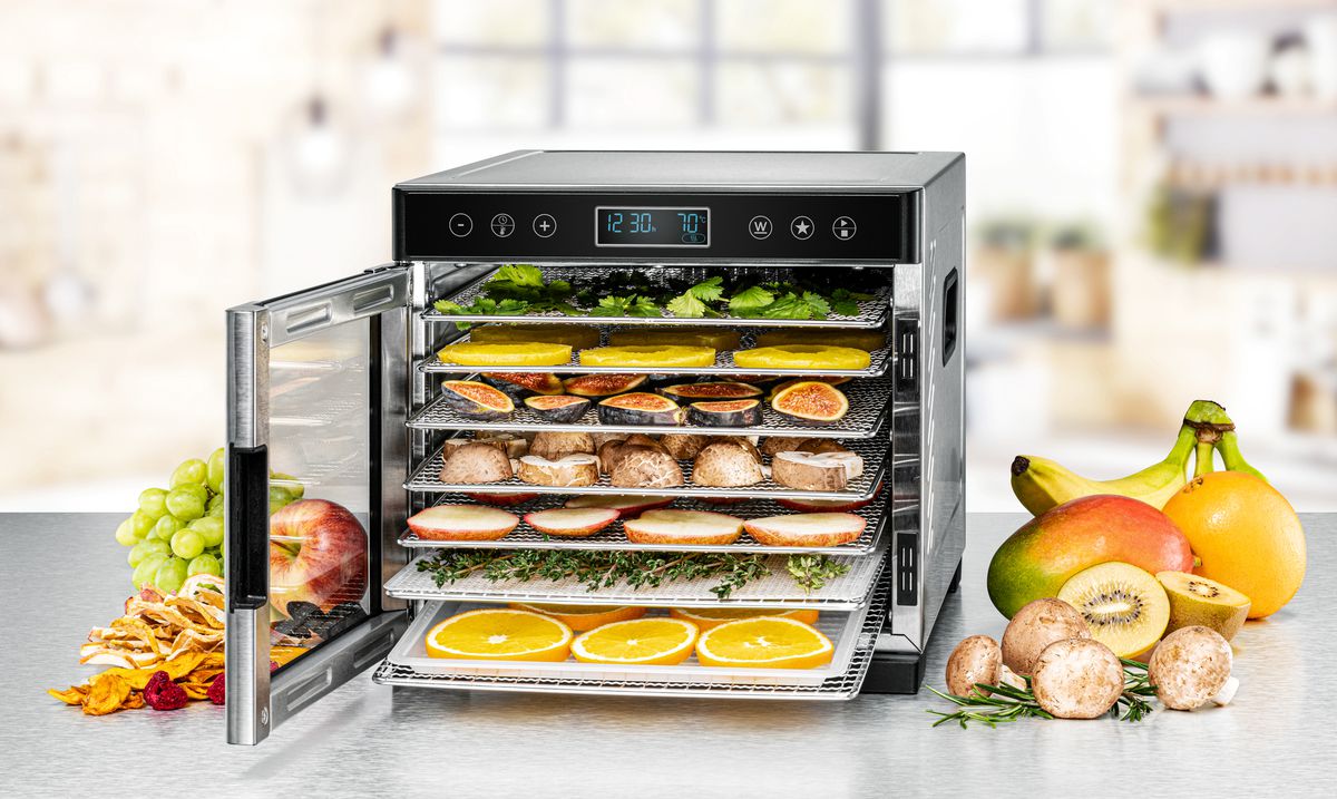 Dörrautomat DA 650 - 600W, Edelstahl, Schwarz