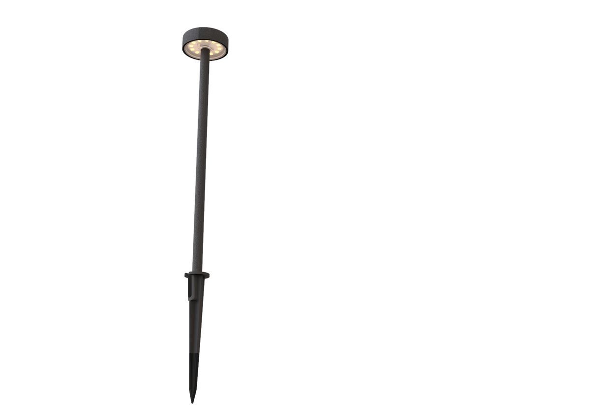 24V Erdspiess Wegleuchte Duopack - 24V DC, 2x1.5W, 2x150lm, 3000K, IP65, anthrazit