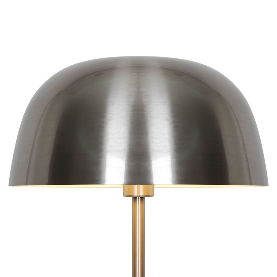 Stehlampe Cera Gebürsteter Stahl - E27, IP20, 230V