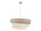 Pendelleuchte  FABRION  : 56cm beige - IP20, E27, Beige