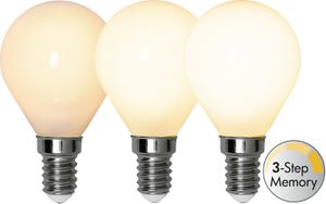 LED Leuchtmittel E14 P45 Opaque Filament RA90 3-step - E14, 380Lm, 2700K, 4W, 220-240VAC