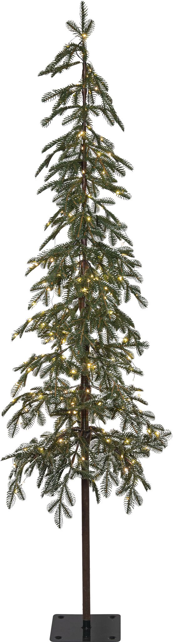 Künstlicher Weihnachtsbaum LED Grantorp - Grün, 240 LED's, 180.00cm Höhe