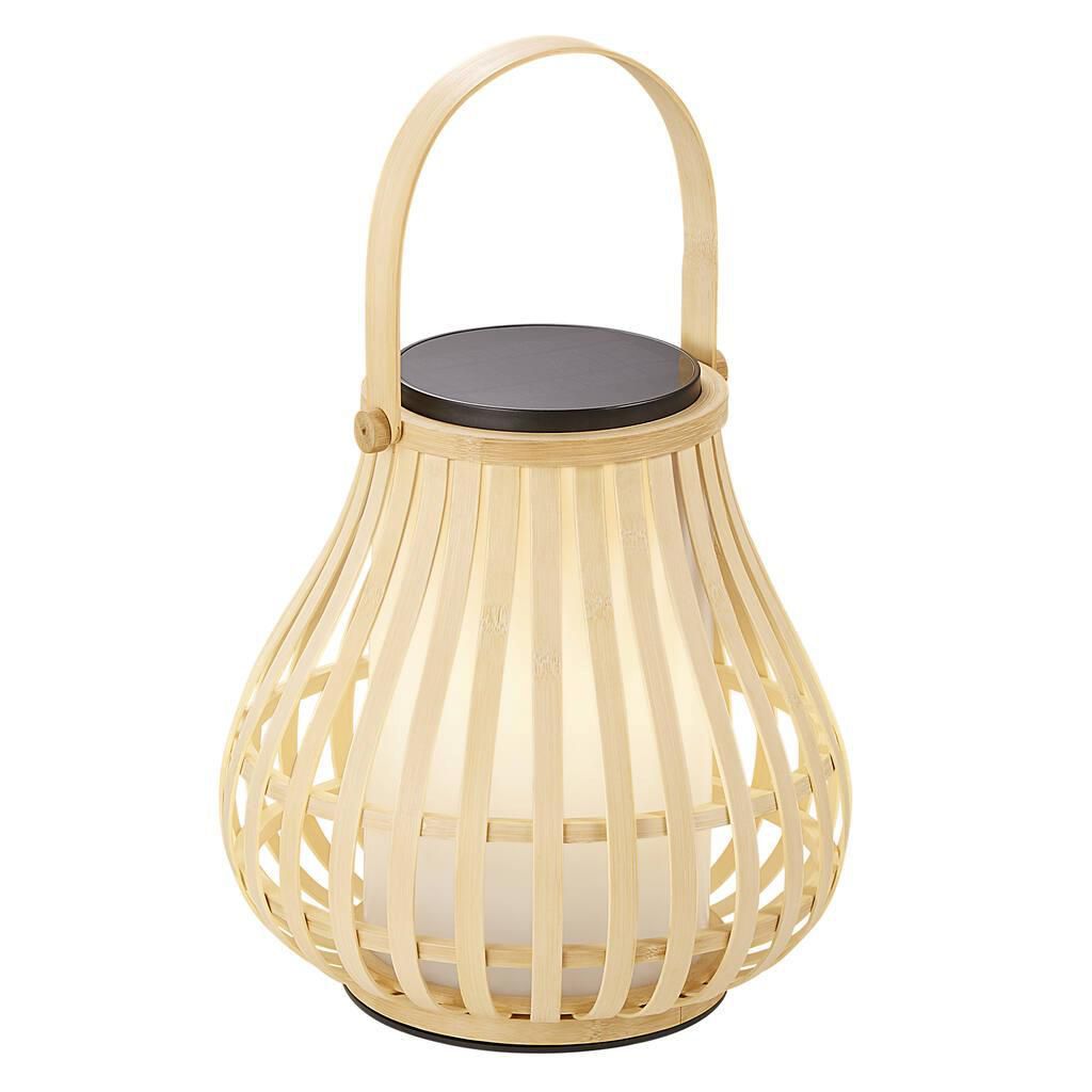 Leo To-Go, Portable, Bambus - IP44, Solar Led