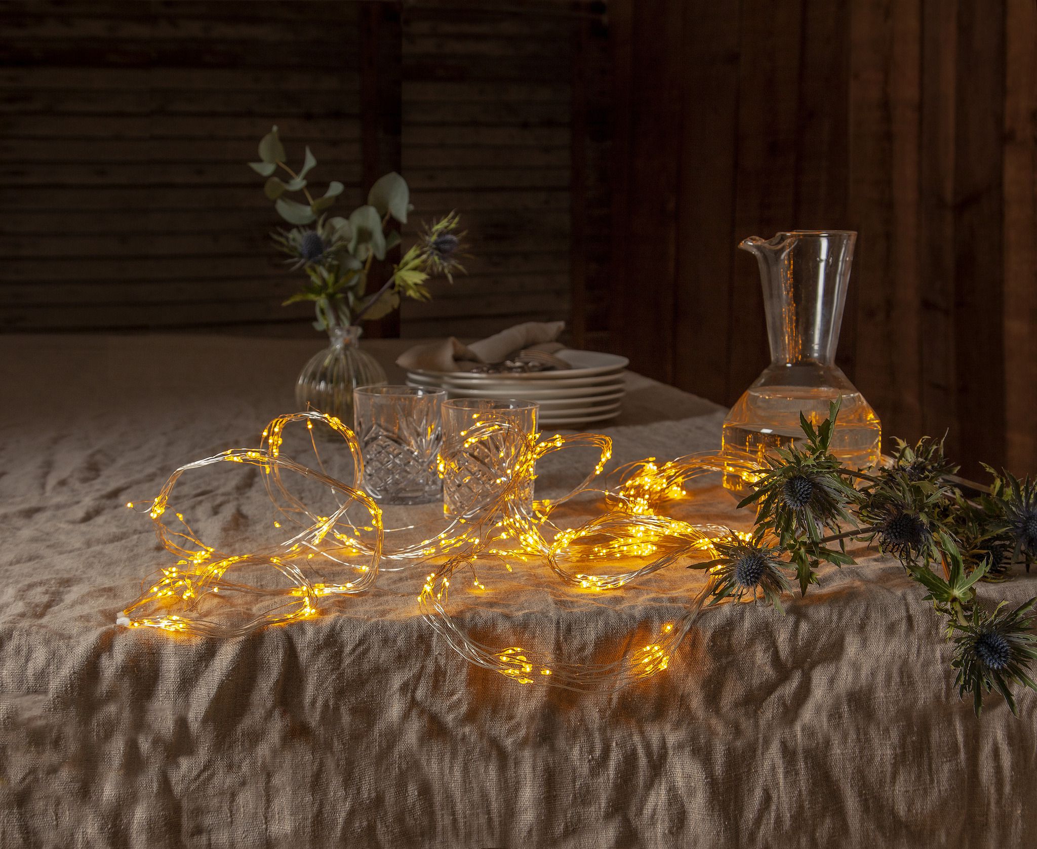 Lichterkette Dew Drop - IP20, Warmweiss, 360 LED