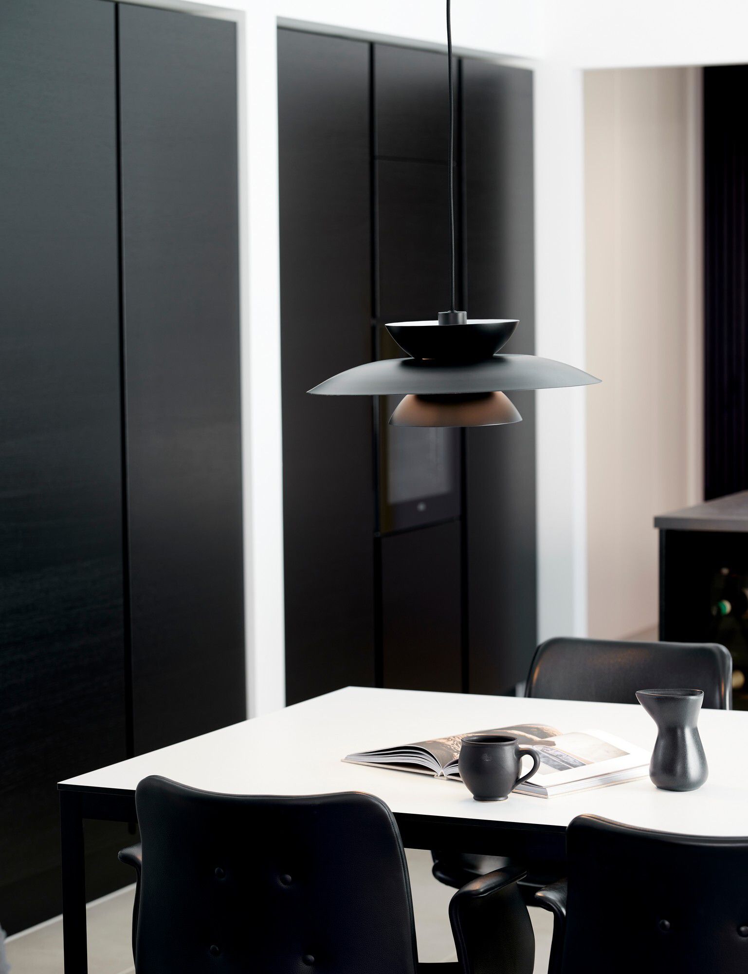 Carmen, Pendelleuchte, Schwarz - E27, IP20, max.40W