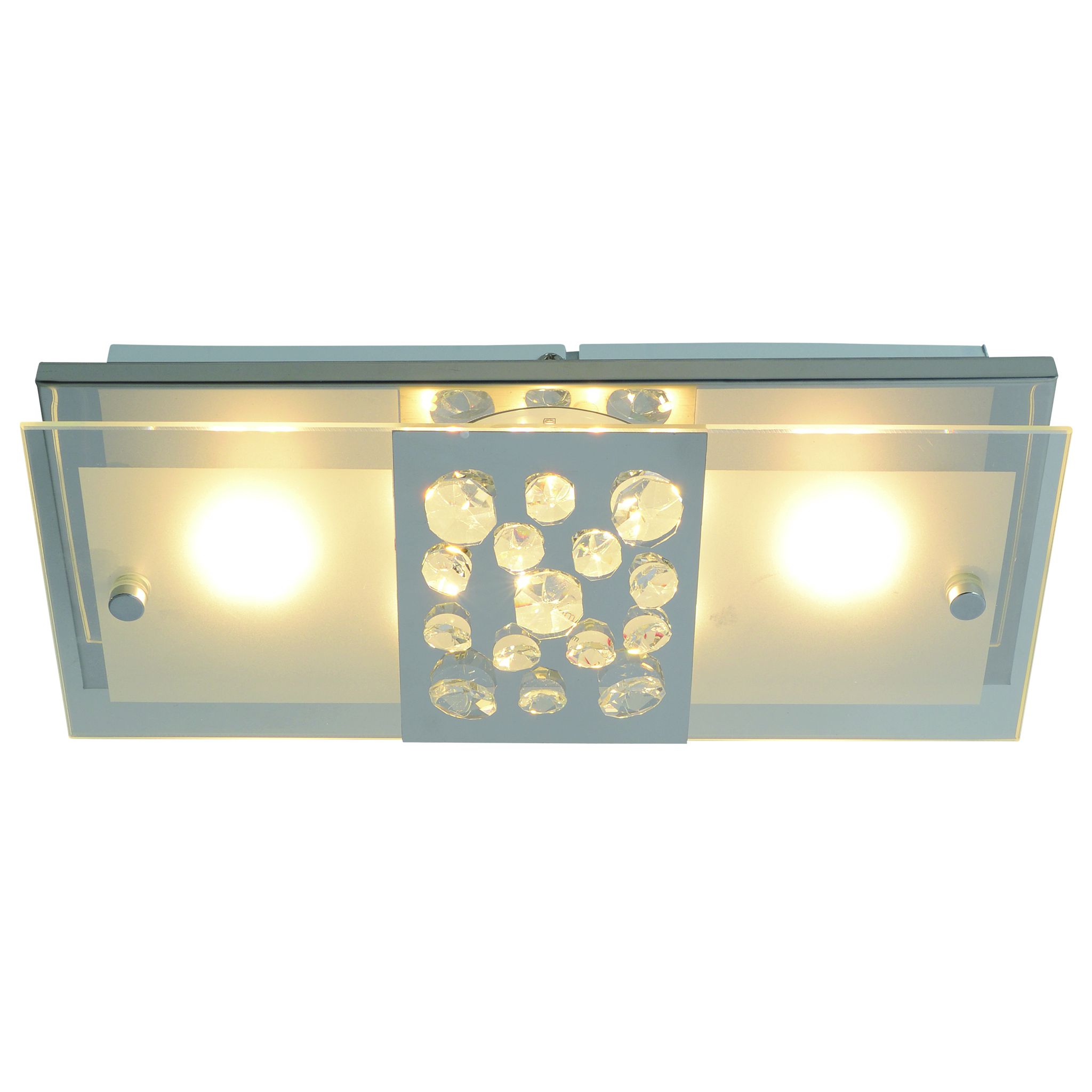 LED Deckenleuchte Chur l:30cm - LED fest verbaut, 3000K, warmweiss