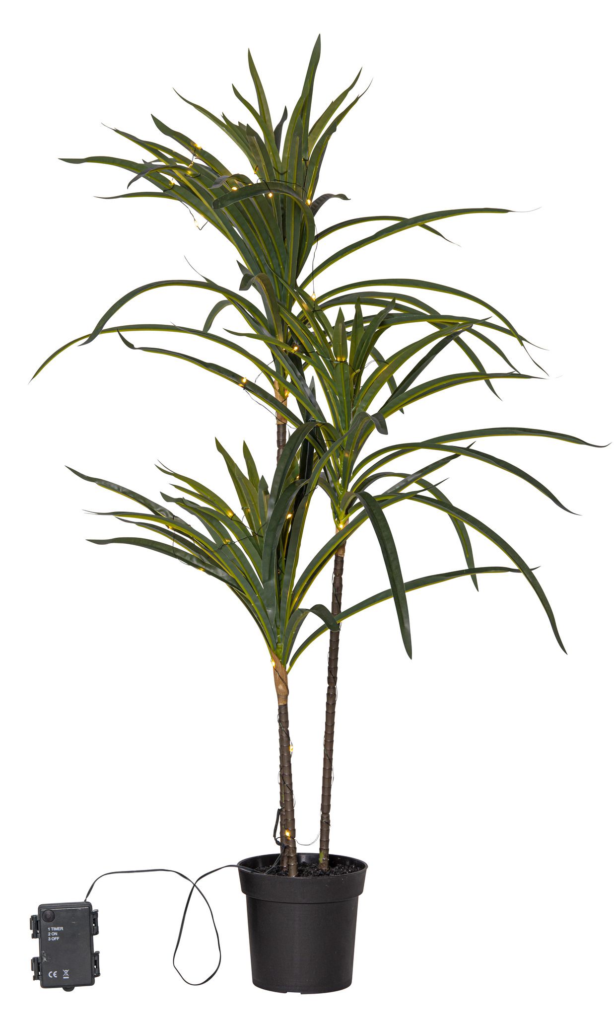 Decorativer Baum Bali - Indoor, Warmweiss, Grün